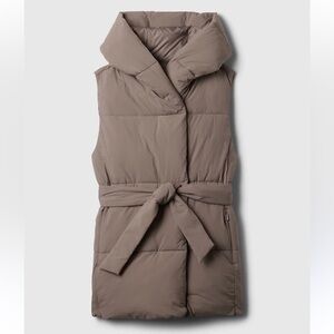 Gap Duvet Long Puffer Vest size Tall Large
